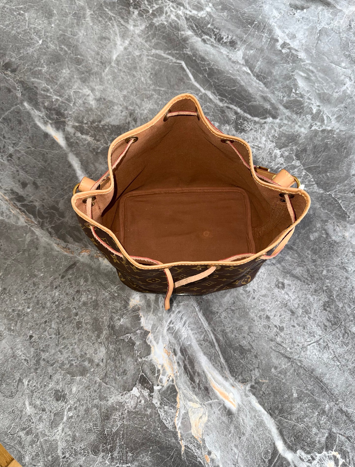 LV PETIT NOÉ MONOGRAM BUCKET BAG
