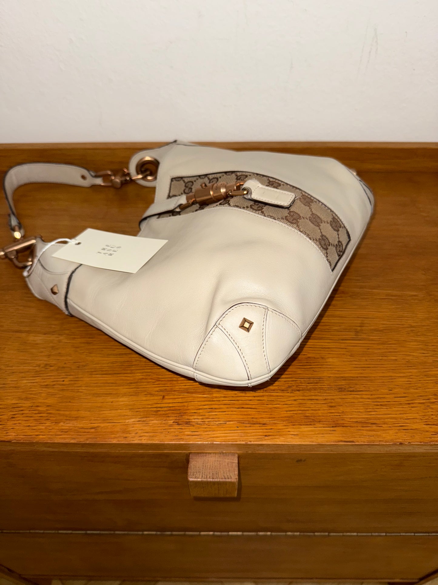 GUCCI JACKIE 1961 MONOGRAM BEIGE