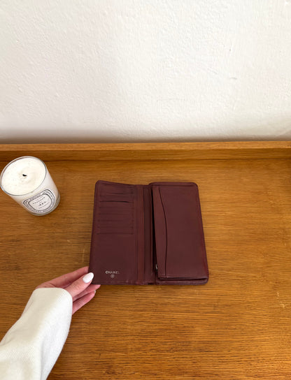 SERIES 11 CHANEL CLASSIC LONG WALLET LAMBSKIN BLACK