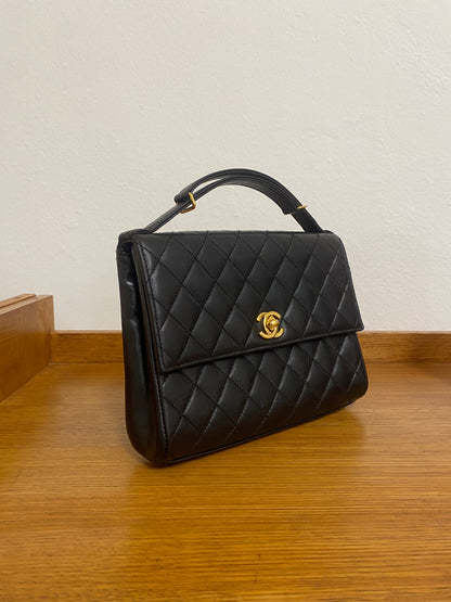 CHANEL TOP HANDLE FLAP TWIST LOCK