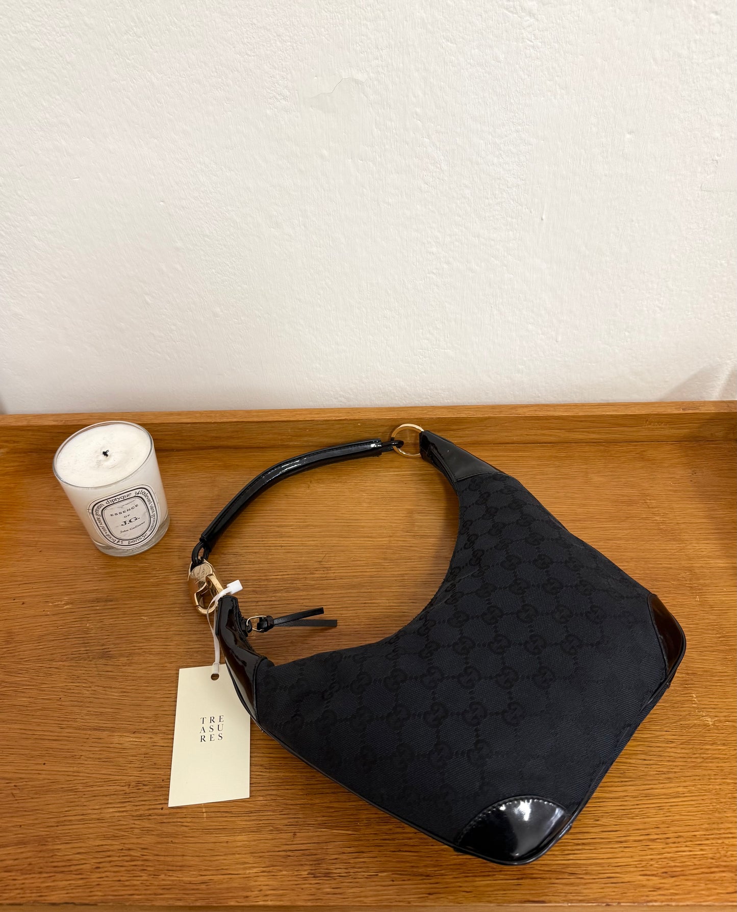GUCCI GG MONOGRAM HALF MOON BAG