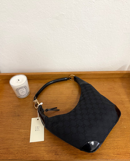 GUCCI GG MONOGRAM HALF MOON BAG