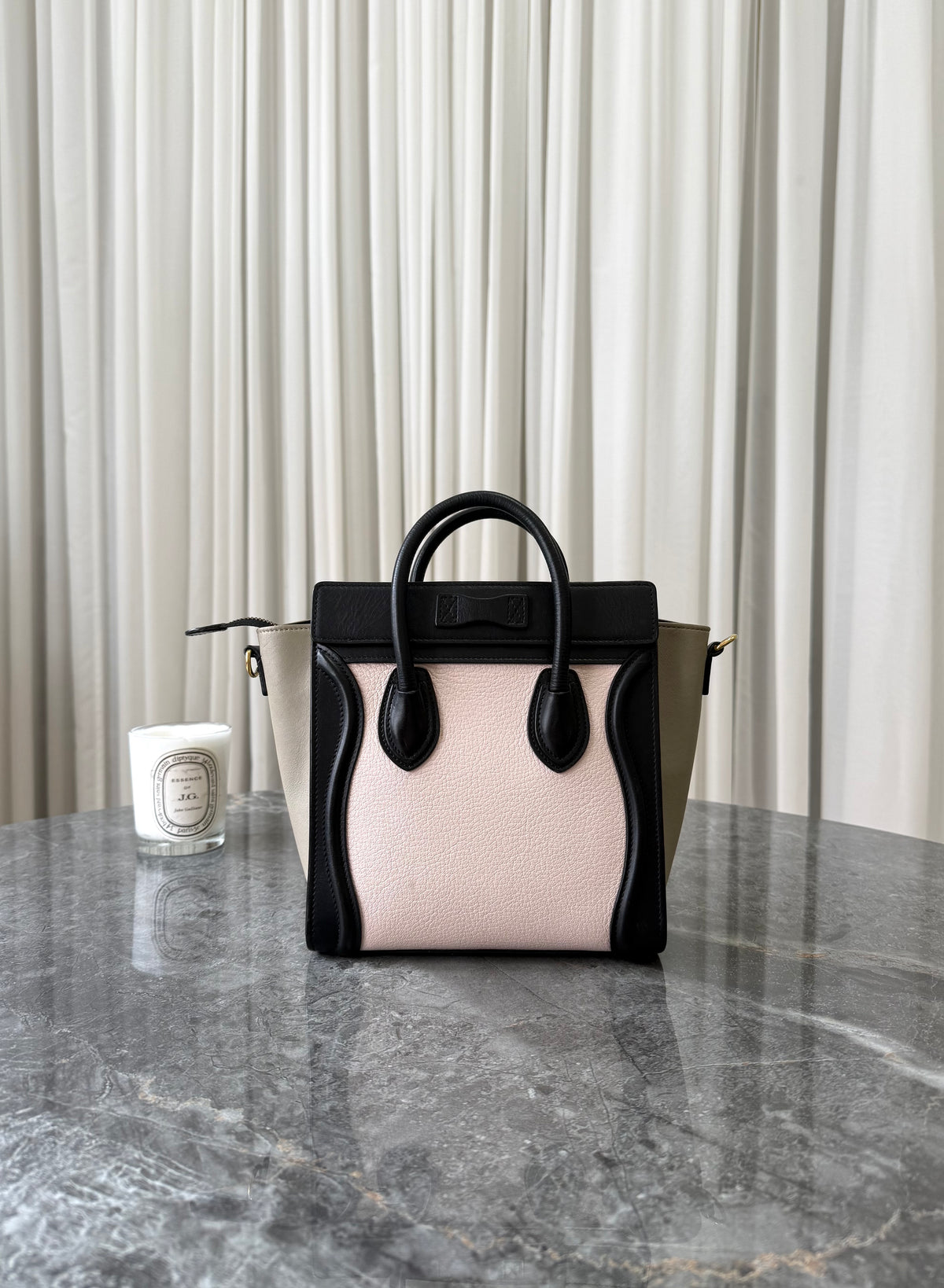 Celine Nano Luggage Leather Crossbody Bag