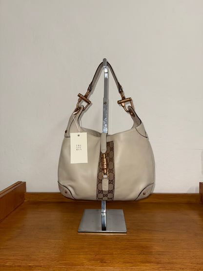 GUCCI JACKIE 1961 MONOGRAM BEIGE