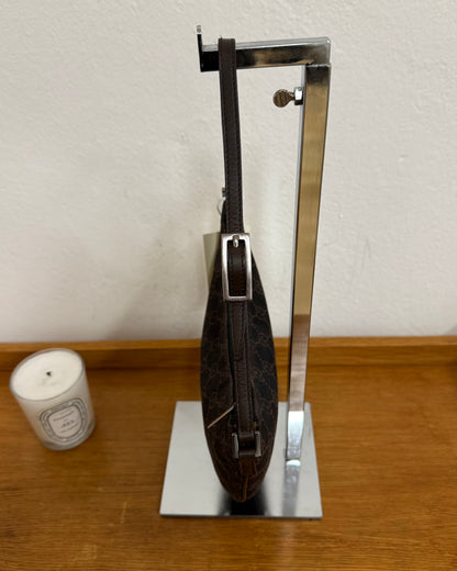 GUCCI GG MONOGRAM POCHETTE BAG BROWN TOM FORD ERA