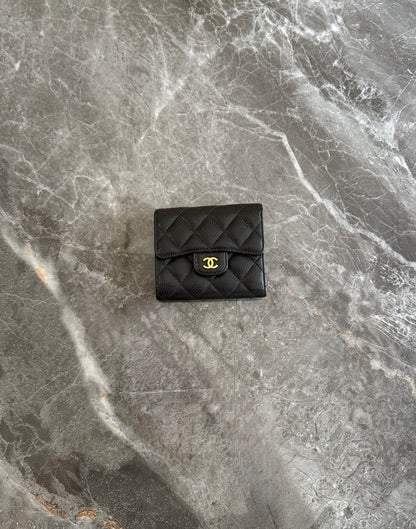 SERIES 24 CHANEL CAVIAR WALLET GOLD HW