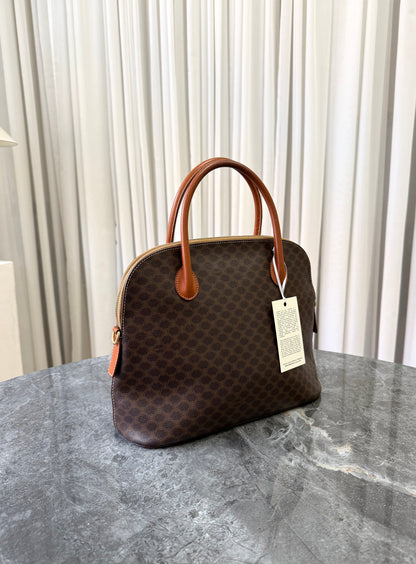 CELINE MACADAM TOP HANDLE BAG