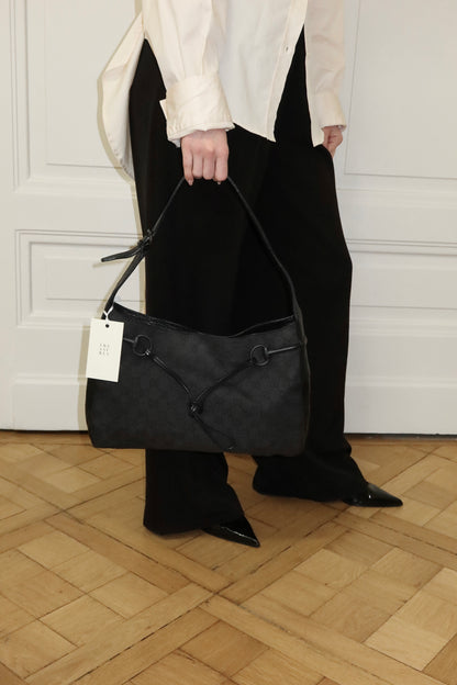 GUCCI GG MONOGRAM HORSEBIT SHOULDER BAG