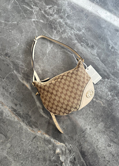 Gucci Sukey crossbody z GG canvasu se zlatým hardwarem, foto 8