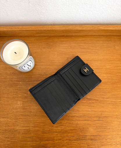 CHANEL CAVIAR DOUBLE SIDED WALLET