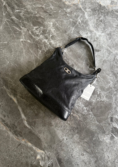 Celine Triomphe Hobo Bag Black