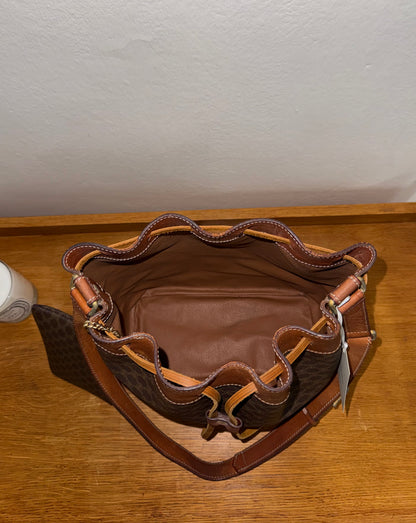 CELINE MACADAM BUCKET BAG & POUCH