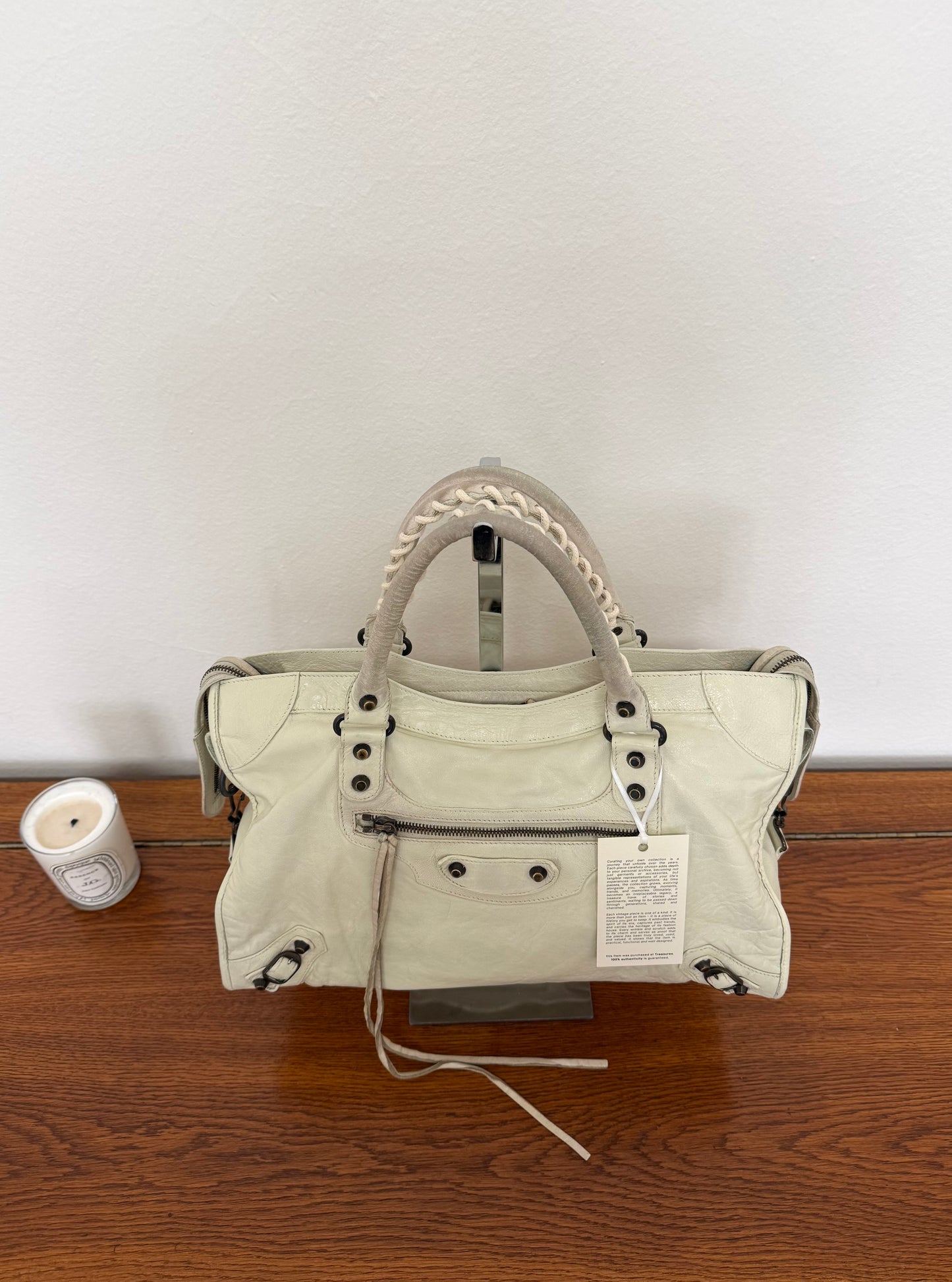 BALENCIAGA CITY BAG VANILLA