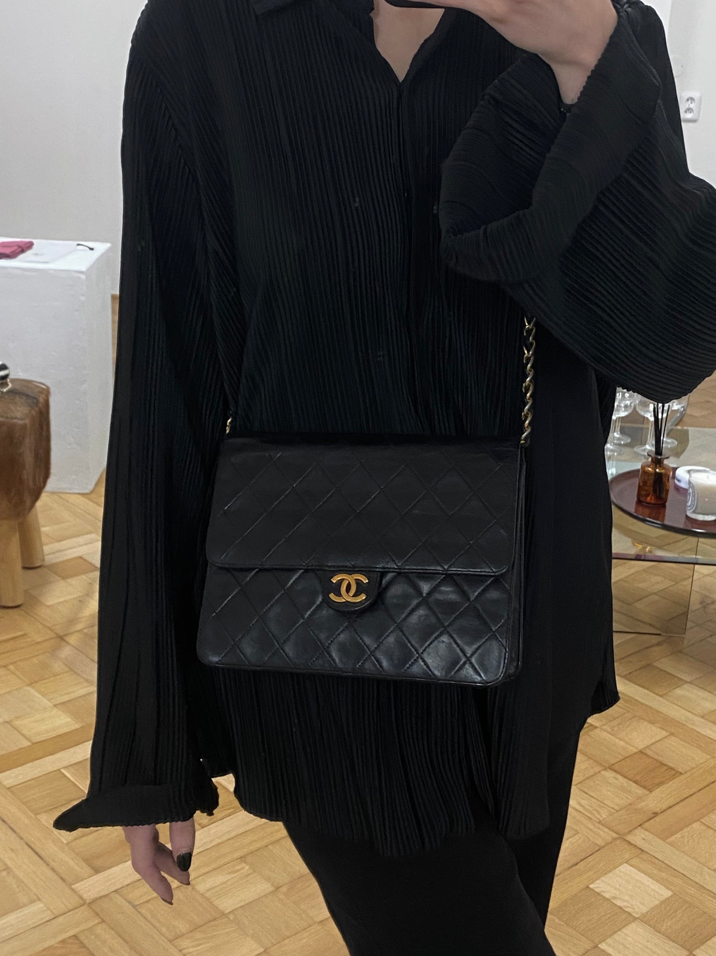 CHANEL 80-90s CLASSIC SINGLE FLAP