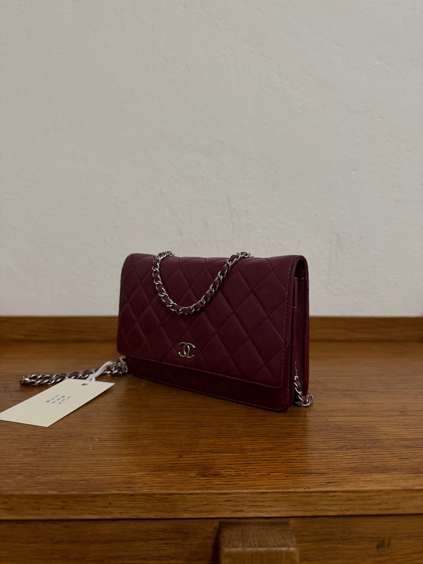 CHANEL LAMBSKIN WOC WINE GRAPE