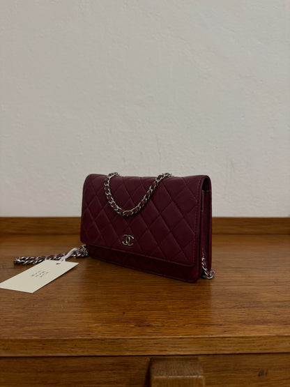 CHANEL LAMBSKIN WOC WINE GRAPE