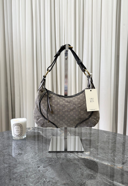 LOUIS VUITTON MONOGRAM MINI MANON SHOULDER BAG GREY