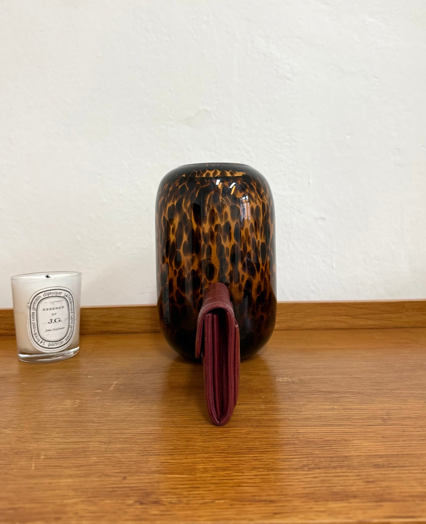 CHANEL MATELASSE QUILTED WALLET BURGUNDY